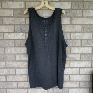 Rude men's striped tank size XL